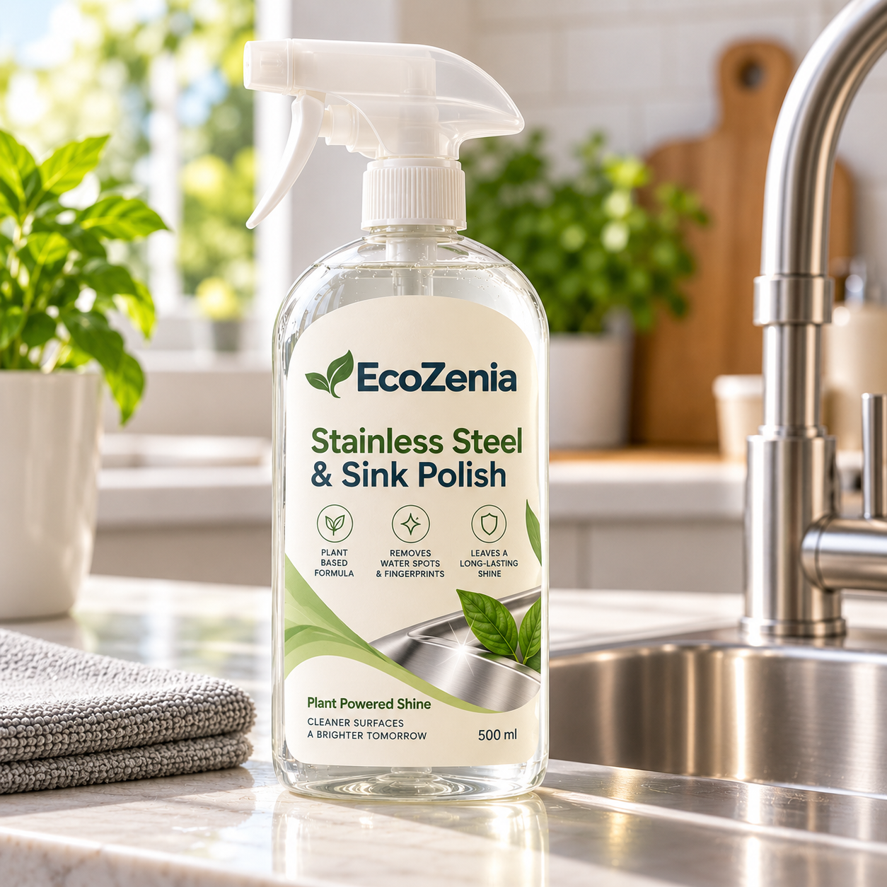 EcoZenia Stainless Steel & Sink Polish